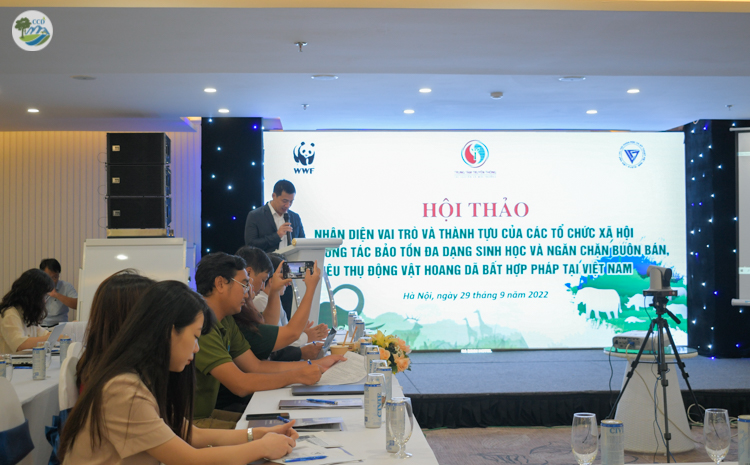  Nhận diện vai trò và tăng cường năng lực vận động chính sách ngăn chặn buôn bán, tiêu thụ trái phép động vật hoang dã cho các tổ chức bảo tồn của Việt Nam